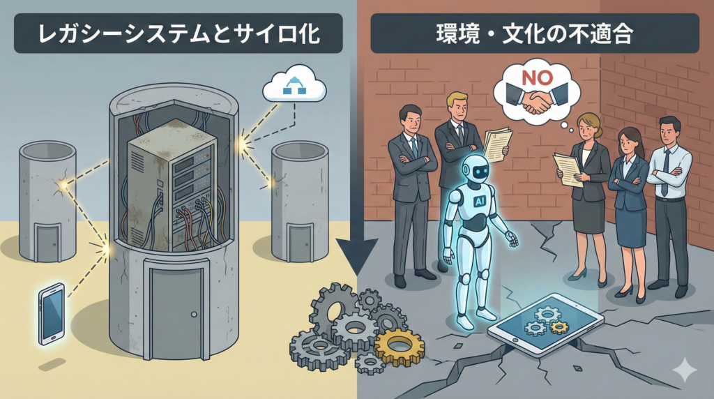 システム開発の観点から見る効率低下の要因