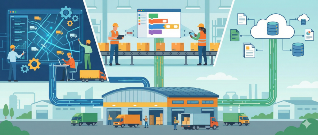 「ハイブリッド開発」という新しい選択：物流会社の配送管理システムの事例