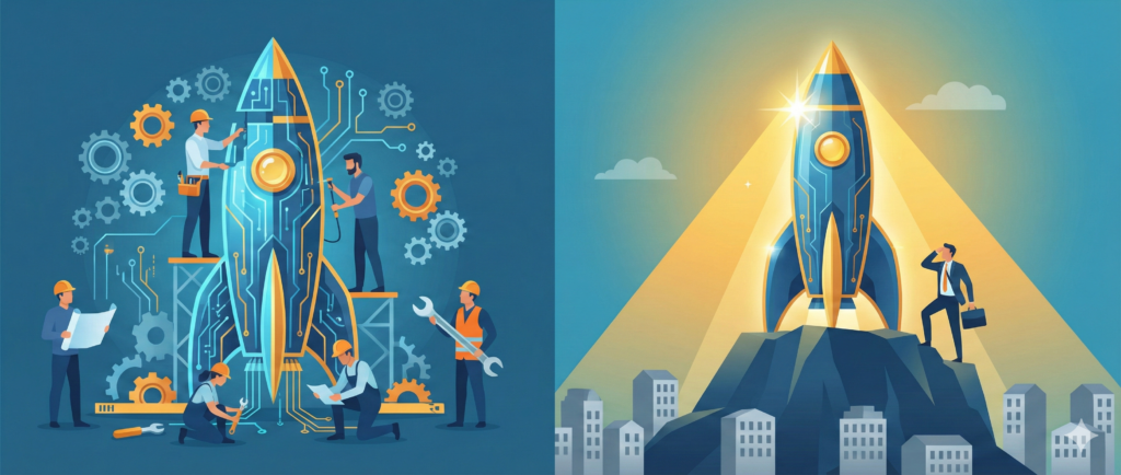 「フルスクラッチ」が必要な領域：独自性と競争力