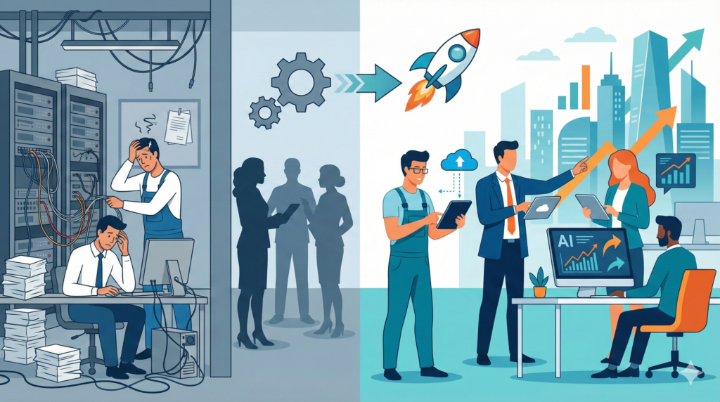 従来のIT部門の役割と変革の必要性