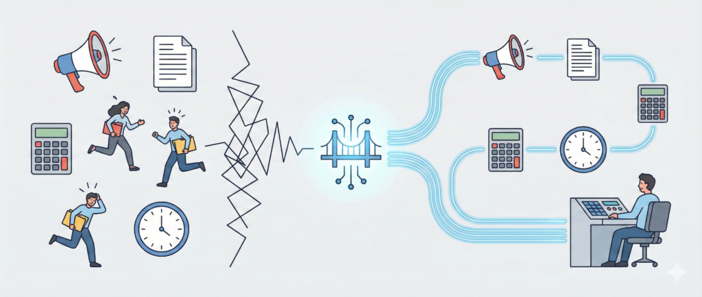 具体的な活用事例：API連携で業務はこう変わる