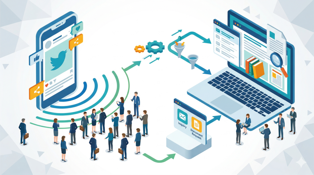 SNSとメルマガの役割を最適化し集客の導線を作る