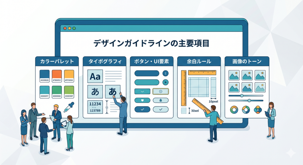 運用品質を担保するデザインガイドラインの主要項目