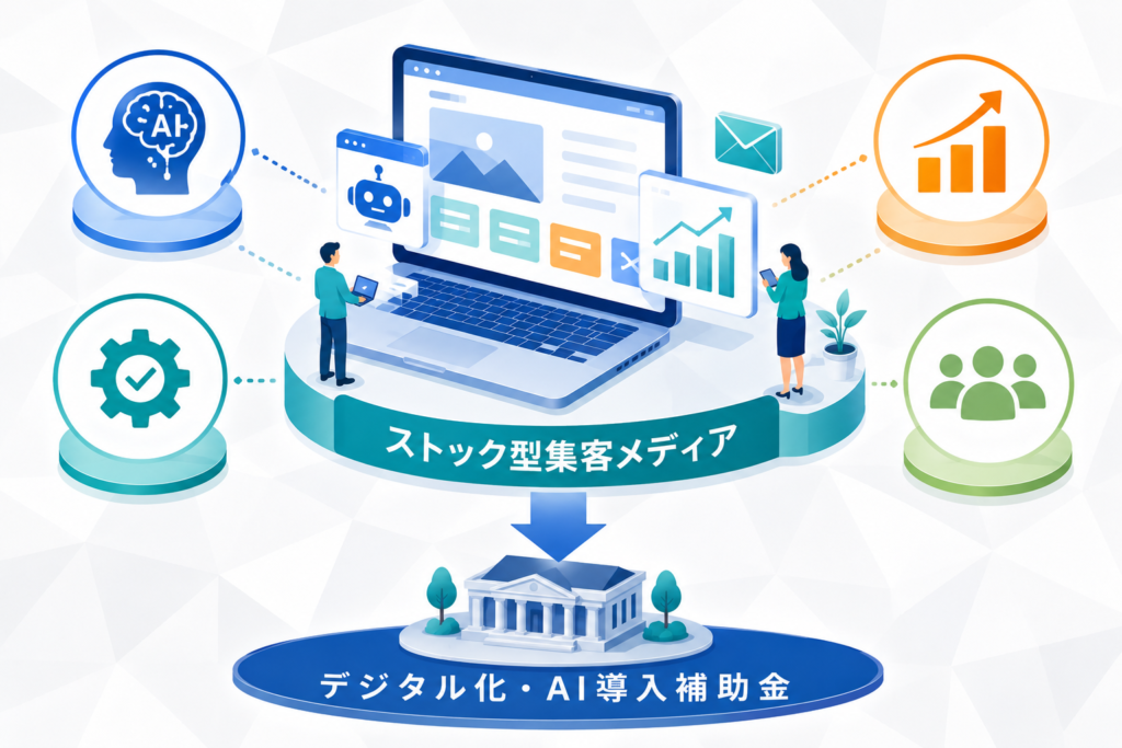 なぜストック型集客メディアは補助金対象になるのか