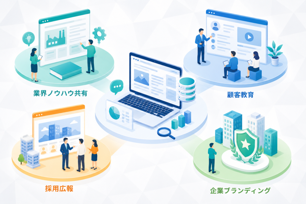 営業以外で活用できること