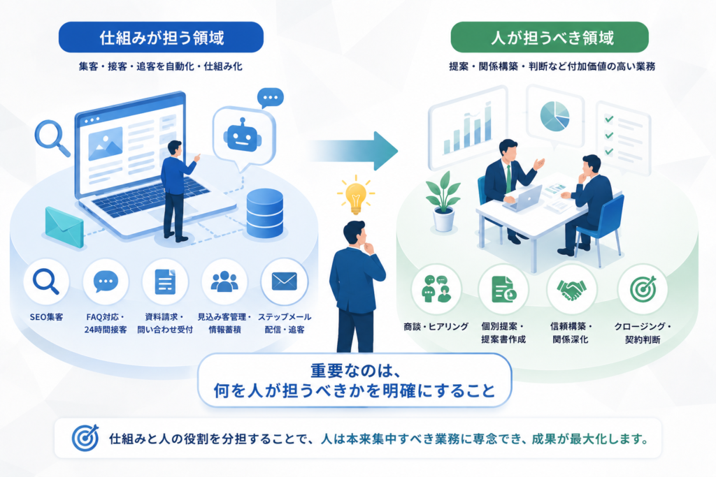重要なのは「何を人が担うべきか」を明確にすること