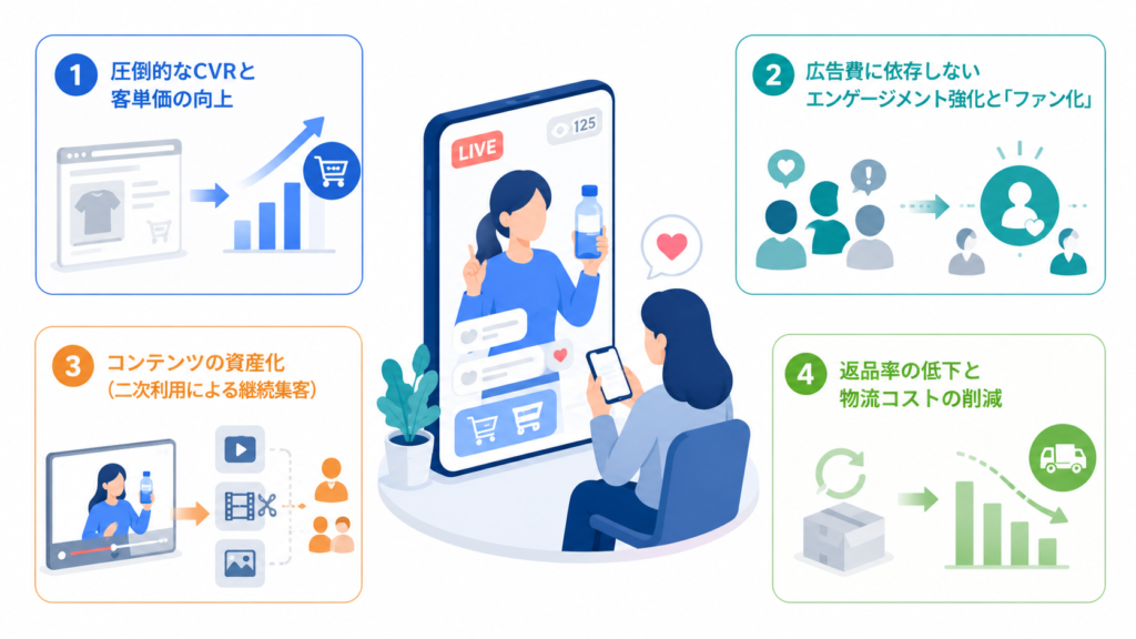 なぜ今、BtoC中小企業にライブコマースが必要なのか？4つの強力なメリット