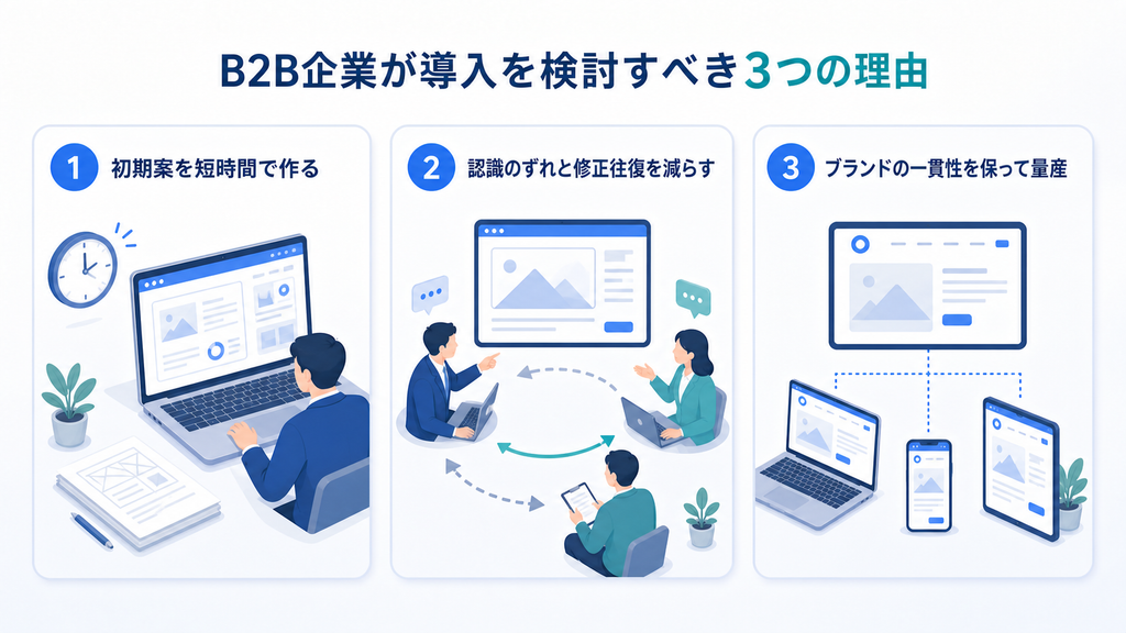 B2B企業がStitch導入を検討すべき3つの理由